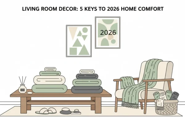 Living Room Decor: 5 Keys to 2026 Home Comfort
